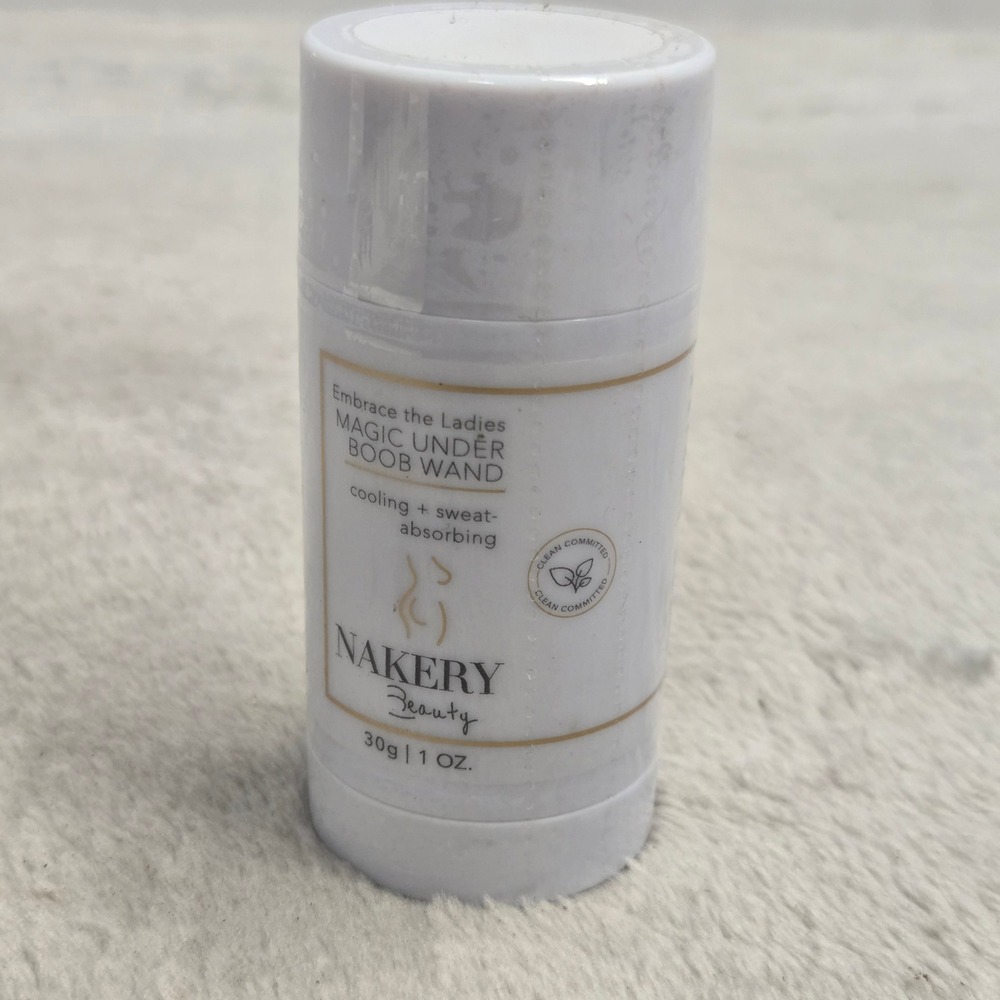 Nakery Beauty Magic Under Boob Wand Cooling Sweat Absorbing 1oz 30g Stick NEW